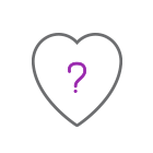 heart with question mark icon